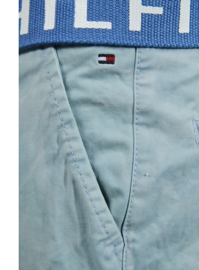 Chłopięce Szorty TOMMY HILFIGER Rock Chino Short Camouflage Chambray Blue