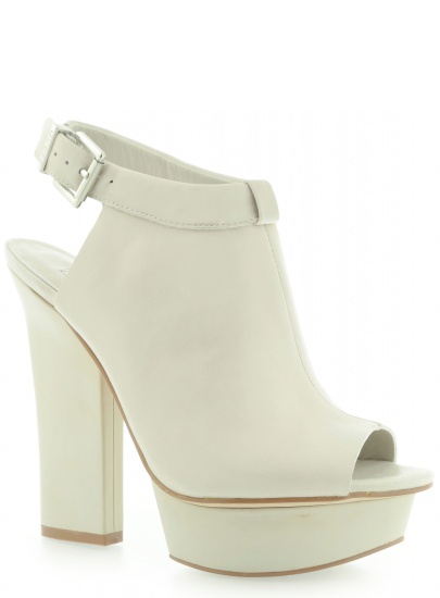 BOTKI GUESS JUNITA SPUNTATO OPEN TOE LEATHER