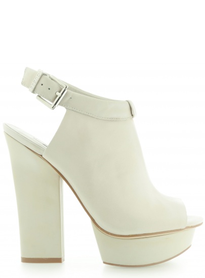 BOTKI GUESS JUNITA SPUNTATO OPEN TOE LEATHER