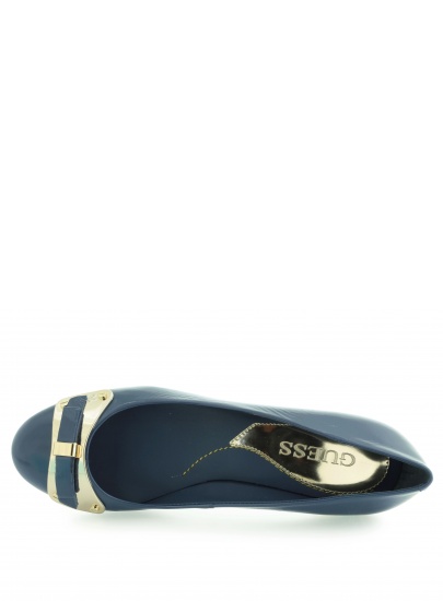 CZÓŁENKA GUESS LEAN BALLERINA PATENT FL5LEAPAT02 BLUE