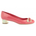CZÓŁENKA GUESS LEAN BALLERINA PATENT FL5LEAPAT02 CORAL
