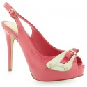 CZÓŁENKA GUESS PITANE SPUNTATO OPEN TOE PATENT