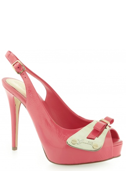 CZÓŁENKA GUESS PITANE SPUNTATO OPEN TOE PATENT
