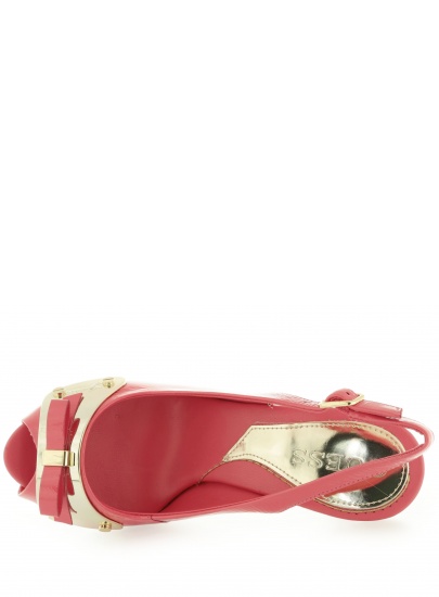 CZÓŁENKA GUESS PITANE SPUNTATO OPEN TOE PATENT