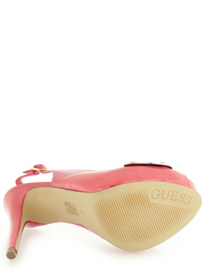 CZÓŁENKA GUESS PITANE SPUNTATO OPEN TOE PATENT