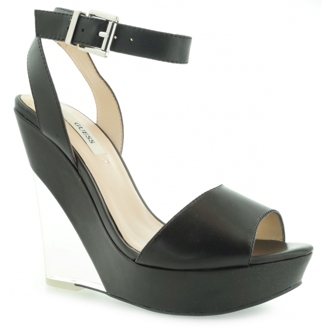 SANDAŁY GUESS LICIE ZEPPA WEDGE LEATHER