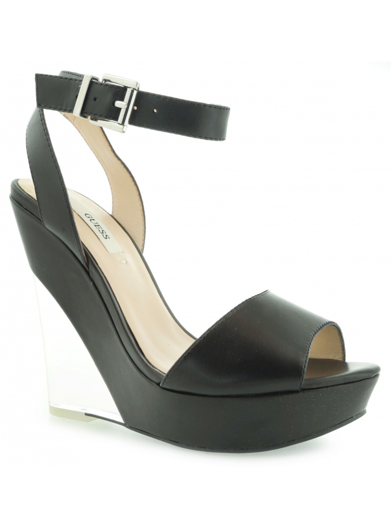 SANDAŁY GUESS LICIE ZEPPA WEDGE LEATHER