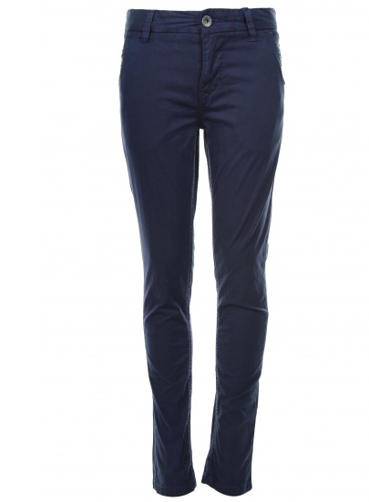 Chłopięce Spodnie TOMMY HILFIGER Freddy Chino Garment Dyed Medieval Blue