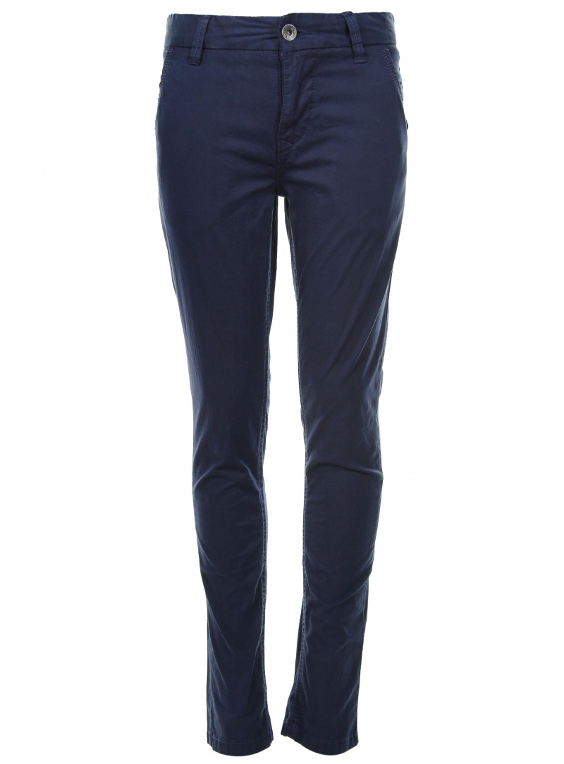 Chłopięce Spodnie TOMMY HILFIGER Freddy Chino Garment Dyed Medieval Blue
