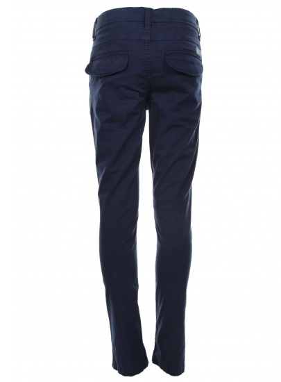 Chłopięce Spodnie TOMMY HILFIGER Freddy Chino Garment Dyed Medieval Blue