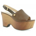 SANDAŁY GUESS TRICIE ZEPPA WEDGE LEATHER