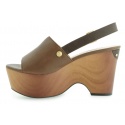 SANDAŁY GUESS TRICIE ZEPPA WEDGE LEATHER