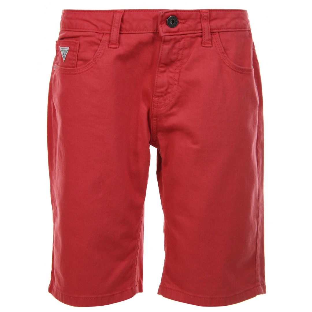 CHŁOPIĘCE KRÓTKIE SPODENKI GUESS BERMUDA RED