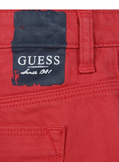 CHŁOPIĘCE KRÓTKIE SPODENKI GUESS BERMUDA RED