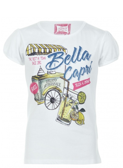 BLUZKA GUESS SHORT SLEEVE T-SHIRT OPTIC WHITE