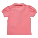 BLUZKA GUESS SHORT SLEEVE POLO CORAL PINK