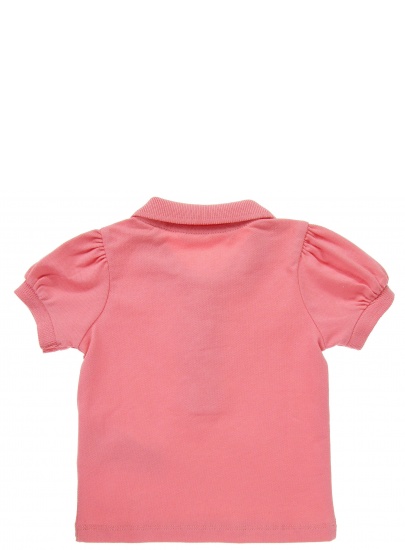 BLUZKA GUESS SHORT SLEEVE POLO CORAL PINK