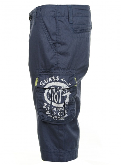 CHŁOPIĘCE KRÓTKIE SPODENKI GUESS BERMUDA NAUTICAL BLUE