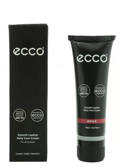 ECCO SMOOTH LEATHER CARE CREAM - PASTA PIELĘGNACYJNA CZERWIEŃ BRICK