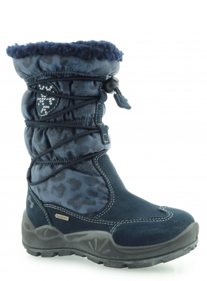 ŚNIEGOWCE Z GORE-TEX PRIMIGI MARTINA E SCAMOSCIATO NYLON NAVY BLUE