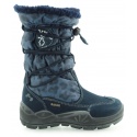 ŚNIEGOWCE Z GORE-TEX PRIMIGI MARTINA E SCAMOSCIATO NYLON NAVY BLUE