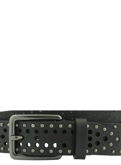 PASEK MARCIANO GUESS MEN LEATHER BELT BLACK