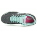 BUTY SPORTOWE SKECHERS WOMEN'S GO WALK 2 FLASH CHARCOAL BLUE