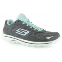BUTY SPORTOWE SKECHERS WOMEN'S GO WALK 2 FLASH CHARCOAL BLUE