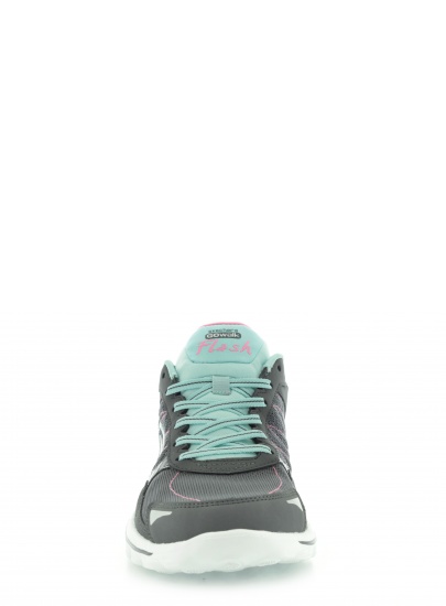 BUTY SPORTOWE SKECHERS WOMEN'S GO WALK 2 FLASH CHARCOAL BLUE