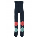 Rajstopy TOMMY HILFIGER Kids Blowup Argyle Tights 563 Midnight Blue (1-Pak)