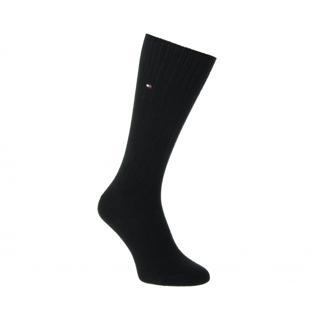 SKARPETKI TOMMY HILFIGER MEN SOCK WASHINGTON CASHMERE BLEND BLACK (1-PAK)
