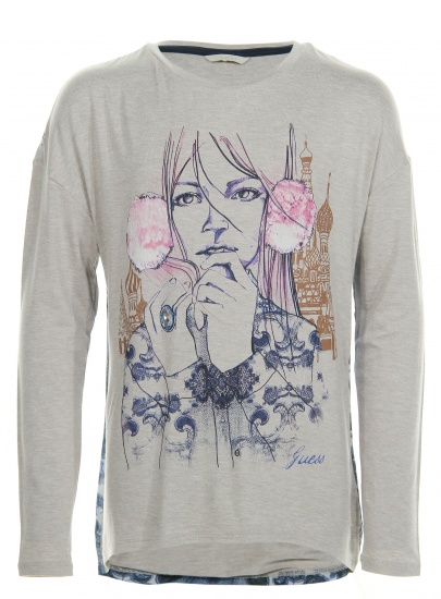 BLUZKA GUESS LONG SLEEVE T-SHIRT J43I3300IU2 H103