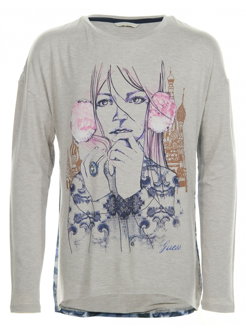 BLUZKA GUESS LONG SLEEVE T-SHIRT J43I3300IU2 H103