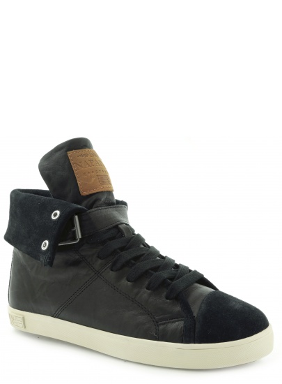 TRAMPKI NAPAPIJRI JADA LEATHER SILK SUEDE BLACK
