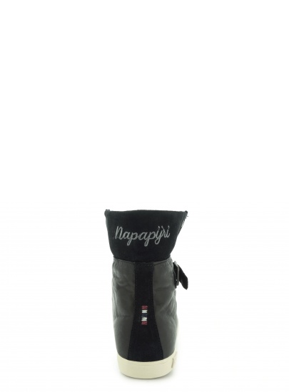 TRAMPKI NAPAPIJRI JADA LEATHER SILK SUEDE BLACK