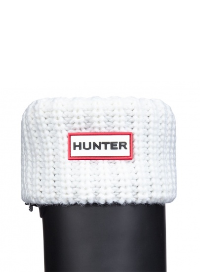SKARPETY DO KALOSZY HUNTER HALF CARDIGAN BOOT SOCK WHITE