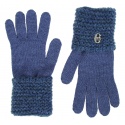 RĘKAWICZKI CONTE OF FLORENCE KNITTED GLOVES BLUE