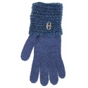 RĘKAWICZKI CONTE OF FLORENCE KNITTED GLOVES BLUE