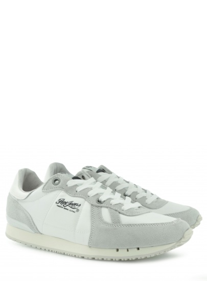 PÓŁBUTY SPORTOWE PEPE JEANS PMS30084 803 TINKER RETRO OFF WHITE