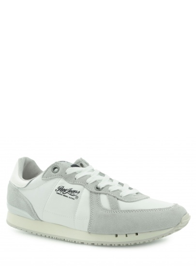 PÓŁBUTY SPORTOWE PEPE JEANS PMS30084 803 TINKER RETRO OFF WHITE