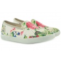PÓŁBUTY LIU JO SLIP-ON JACKIE WHITE COTTON