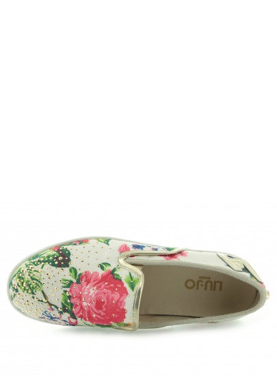 PÓŁBUTY LIU JO SLIP-ON JACKIE WHITE COTTON