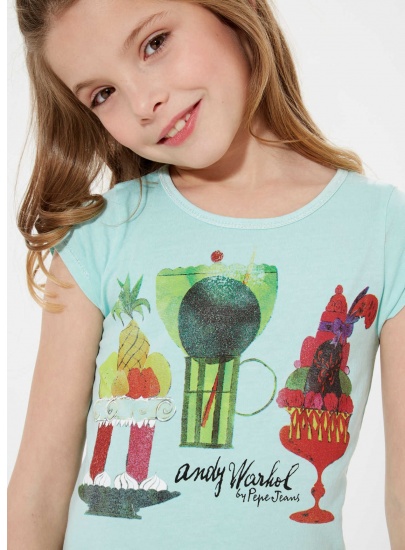 KOSZULKA PEPE JEANS ANDY WARHOL ICE GREEN