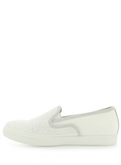PÓŁBUTY LIU JO SLIP-ON MARY WHITE COTTON