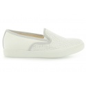 PÓŁBUTY LIU JO SLIP-ON MARY WHITE COTTON