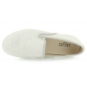 PÓŁBUTY LIU JO SLIP-ON MARY WHITE COTTON