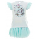 KOMPLET KOSZULKA I SPÓDNICZKA COMPLETO PRIMIGI T-SHIRT CON GONNA PARADISE