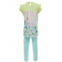 KOMPLET TUNIKA I LEGGINSY PRIMIGI COMPLETO T-SHIRT CON LEGGINGS LIMELIGHT
