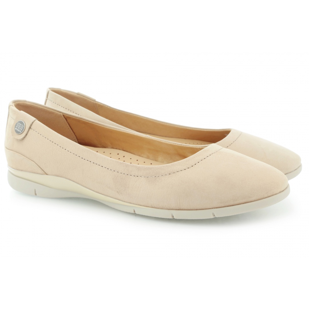 BALERINY GEOX ZANE 2FIT A TAUPE