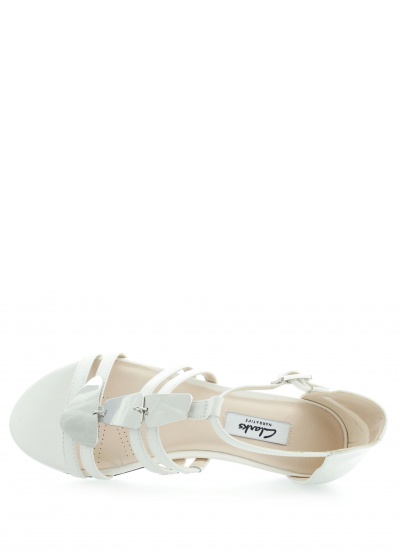 SANDAŁY CLARKS STUDIO STAR WHITE LEATHER